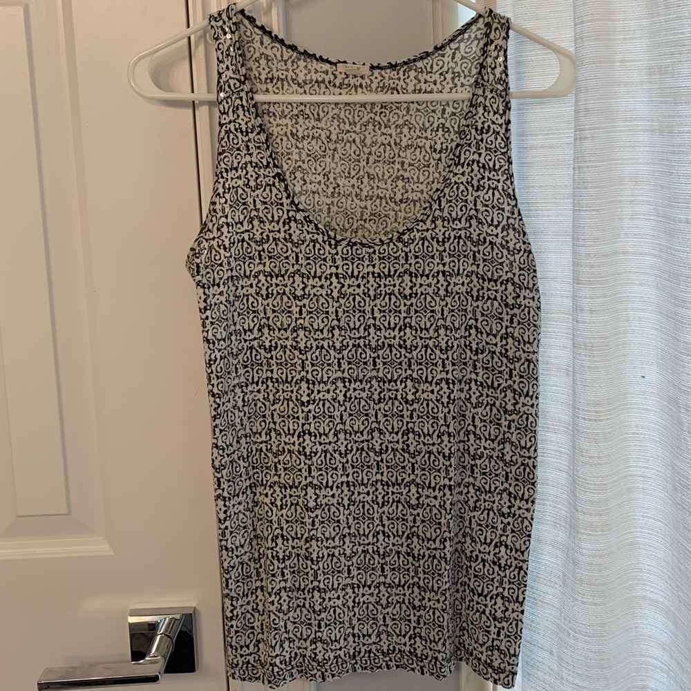 J. Crew sequin tank top